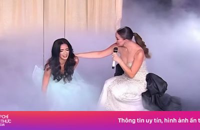 Thí sinh hoa hậu đau đớn khi ngã từ độ cao 3 m