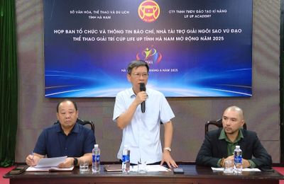 Hà Nam tổ chức Giải Ngôi sao Vũ đạo Thể thao Giải trí Cúp Life Up mở rộng năm 2025