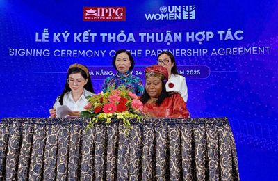 CEO IPPG Lê Hồng Thủy Tiên ký kết hợp tác chiến lược với UN Women, khẳng định vai trò tiên phong vì bình đẳng giới và chuyển đổi số nhân văn