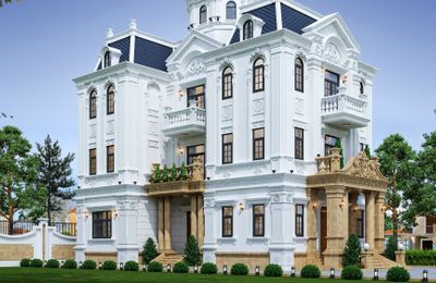 Dinh thự Việt và lớp áo ngoại thất mang dấu ấn cá nhân