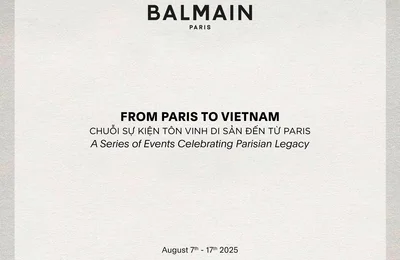 BALMAIN FROM PARIS TO VIETNAM