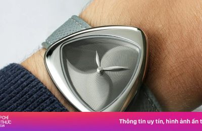 Đồng hồ tam giác gây chú ý