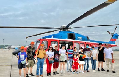 TPHCM: Đề xuất khôi phục tour trực thăng ngắm cảnh từ trên cao