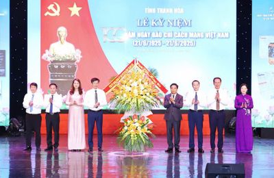Thanh Hóa long trọng tổ chức Lễ kỷ niệm 100 năm Ngày Báo chí Cách mạng Việt Nam