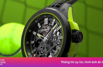 Đồng hồ được làm từ sợi lông bóng tennis