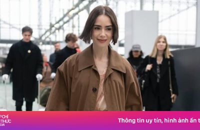 Mỹ nhân 'Emily In Paris' ra đường với đồ ngủ ren