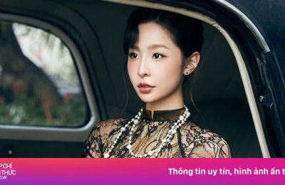 Cảnh trái ngược của áo dài ren xuyên thấu