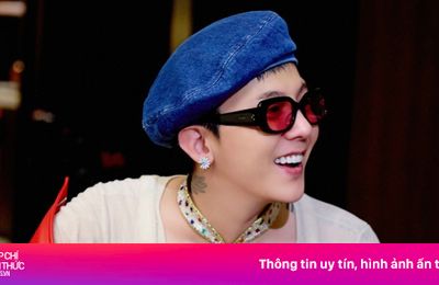 Cận cảnh cái 'khăn' nạm 3.000 viên kim cương của G-Dragon