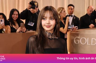 Váy khỏa thân phủ kín thảm đỏ Quả cầu Vàng 2026