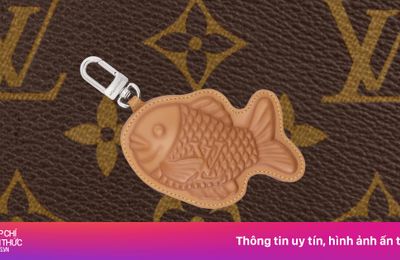 Móc khoá Louis Vuitton hình bánh cá taiyaki 1.100 USD gây sốt