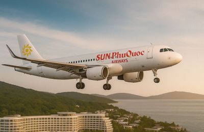 Sun Phuquoc Airways ưu đãi 4/4: bay thả ga với ưu đãi 15%