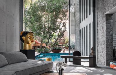 Nhà Hyderabad: Nơi nhựa sống chảy qua từng khe đá