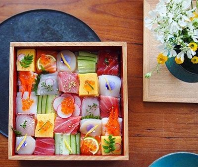 Mosaic sushi - bức tranh tuyệt đẹp của ẩm thực Nhật Bản
