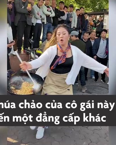 Hu Kaifeng - Cô gái Trung Quốc nổi tiếng nhờ tài múa chảo