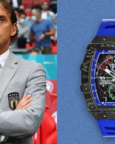 Bóc giá chiếc đồng hồ mang tên HLV trưởng tuyển Italia Roberto Mancini