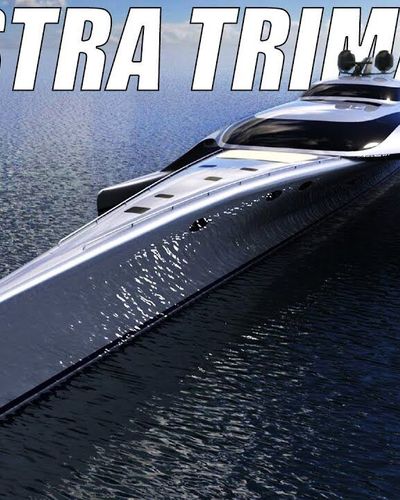 Nội thất xa xỉ bên trong siêu du thuyền ba thân Adastra