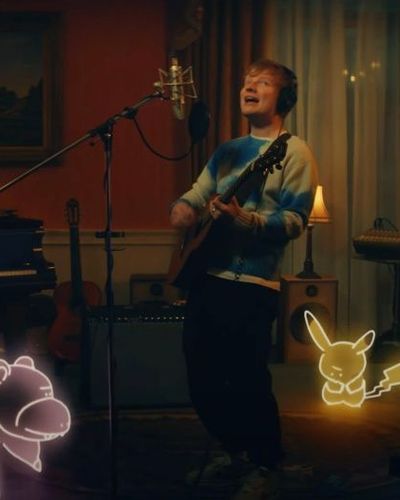 Ed Sheeran hoá thân thành huấn luyện viên Pokémon trong "Celestial"