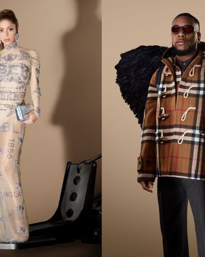 Chiến dịch mùa lễ hội Burberry đầu tiên của Shakira và Burna Boy