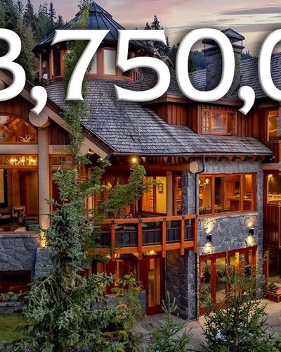 Bên trong nhà gỗ trượt tuyết Whistler Luxury 13,750,000  đô la.