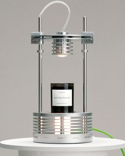 Byredo hợp tác với Benoit Lalloz ra mắt đèn sưởi nến cao cấp