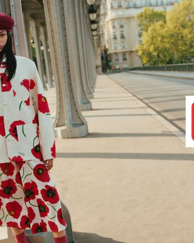 BST Thu Đông 2022 từ Thương hiệu Kenzo mang họa tiết hoa Poppy bắt mắt