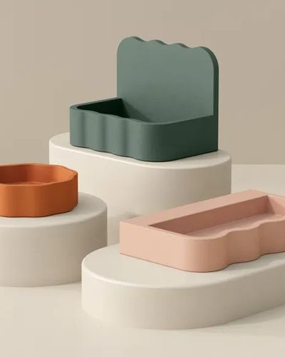 Bộ sưu tập phòng tắm Wave của Kast với màu sắc và đường cong độc đáo