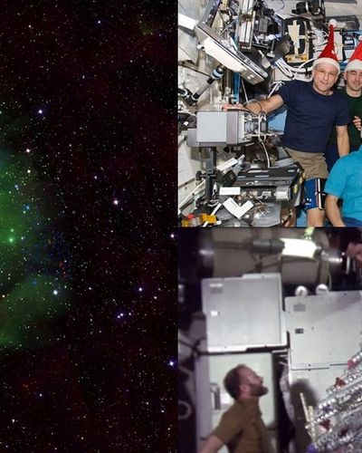 Người yêu thiên văn thích thú trước "cây thông Noel giữa ngân hà" được NASA công bố