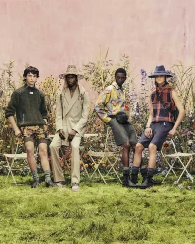 Chiến dịch Dior Hommes Xuân Hè 2023 Nam tôn vinh tình yêu thiên nhiên