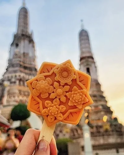 Độc lạ kem Thái Lan được mệnh danh là “bông hoa Bình Minh”