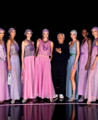 Giorgio Armani Xuân Hè 2024: Một bữa tiệc thời trang lãng mạn