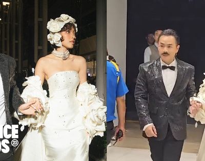 Binz lần đầu công khai nắm chặt tay Châu Bùi ở WeChoice Awards 2023, netizen rần rần: "Cưới thôi!"