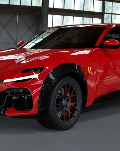 Siêu SUV thể thao Ferrari Purosangue “ngầu” hơn với bản độ mới của Mansory