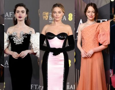 Thảm đỏ BAFTA: "Bạch Tuyết" Lily Collins đụng độ "Barbie" Margot Robbie, David Beckham - Hoàng tử William phong độ dẫn đầu dàn sao nam