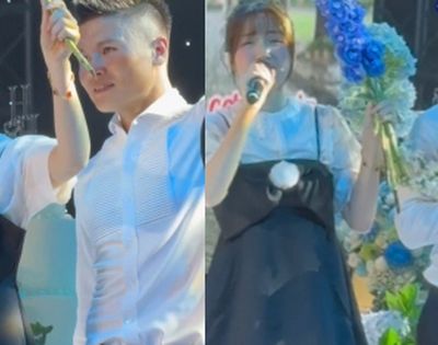 Hoà Minzy có hành động ghi điểm khi song ca với Quang Hải, không "quậy banh nóc" vì lí do này
