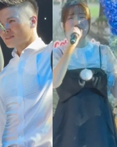Hoà Minzy có hành động ghi điểm khi song ca với Quang Hải, không "quậy banh nóc" vì lí do này