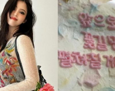 Han So Hee lộ diện sau khi chia tay Ryu Jun Yeol, đăng ảnh chiếc bánh kem cùng dòng chữ đặc biệt gây bão mạng