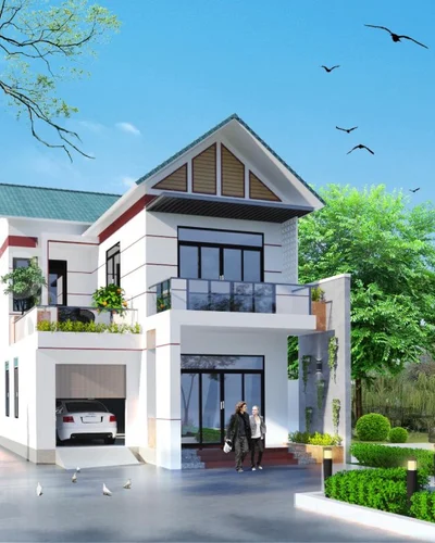 Nhà đẹp - Ngôi nhà được thiết kế đơn giản và mang hơi hướng sang trọng