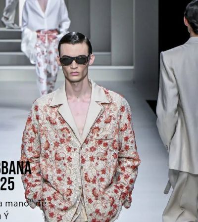 BST Dolce & Gabbana Xuân Hè Nam 2025: Mượn kỹ thuật "fatto a mano" để mô tả nét lịch lãm kiểu Ý