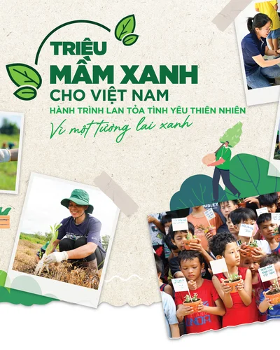 Triệu mầm xanh cho Việt Nam: hành động vì một tương lai xanh