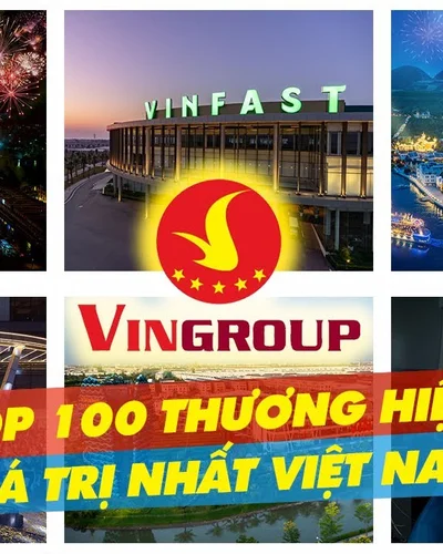 6 thương hiệu của Vingroup vào top 100 thương hiệu giá trị nhất Việt Nam