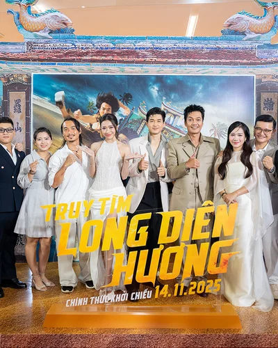 Ma Ran Đô, Trâm Anh, Diệu Nhi cùng dàn sao rạng rỡ trên thảm đỏ Truy Tìm Long Diên Hương