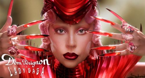 Tạo hình cực chất của Lady Gaga trong video ra mắt rượu Champagne
