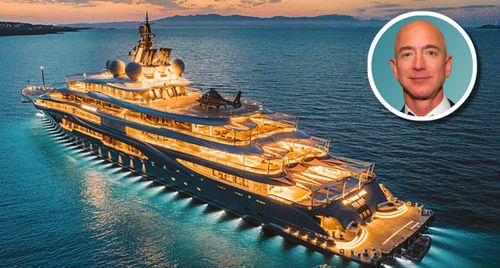 Cận cảnh siêu du thuyền 400 triệu đô của tỷ phú Jeff Bezos