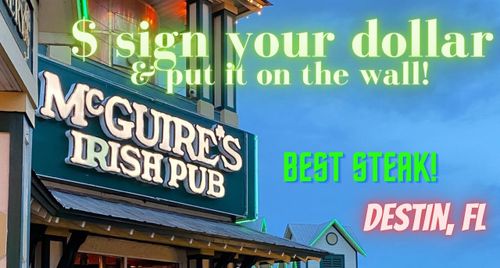 McGuire’s Irish Pub - Quán rượu được trang trí bằng gần 2 triệu USD tiền mặt