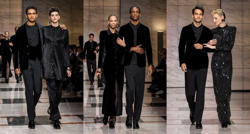 BST Giorgio Armani Thu Đông Nam 2023: những người đàn ông trưởng thành