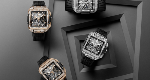 Nghệ thuật kết hợp đá quý giúp đồng hồ Hublot Square Bang Unico đắt đỏ