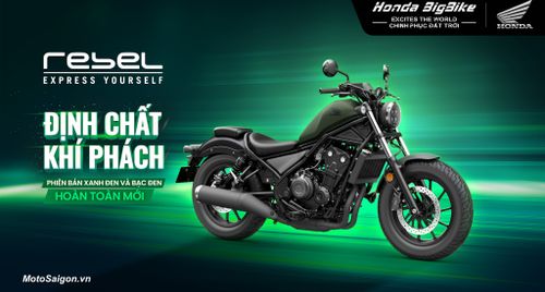 Honda Rebel 500 2024 phiên bản mới bất ngờ ra mắt kèm giá xe
