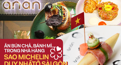 Bữa ăn đắt đỏ tại nhà hàng sao Michelin duy nhất ở TP.HCM khiến khách Tây cũng phải choáng ngợp: Chả giò, bún chả, bánh mì... bỗng hóa thành món ăn thượng lưu