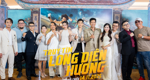 Ma Ran Đô, Trâm Anh, Diệu Nhi cùng dàn sao rạng rỡ trên thảm đỏ Truy Tìm Long Diên Hương