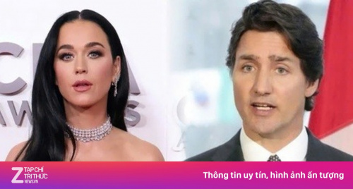 Cựu thủ tướng Canada quấn quýt Katy Perry